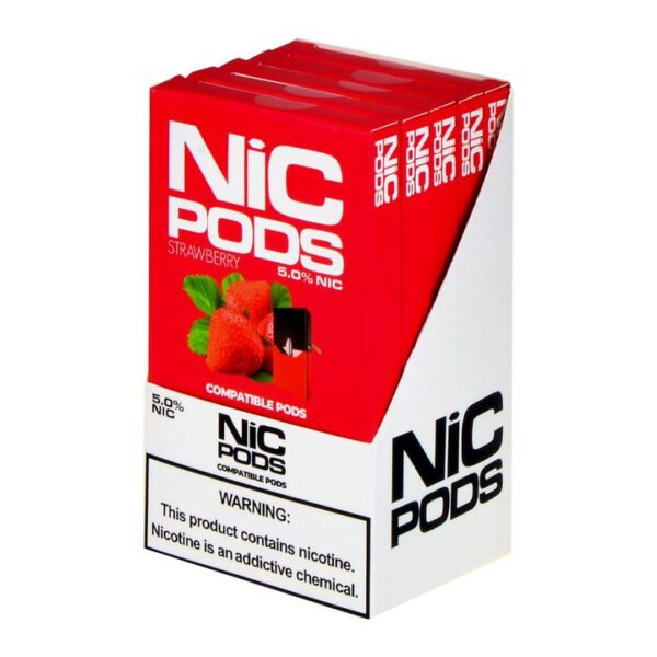 Nic Pods Strawberry Pack of 4 - Image 3