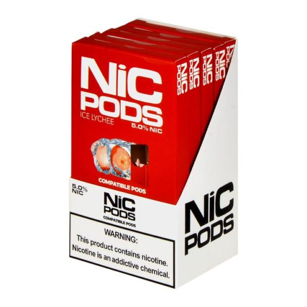 Nic Pods Ice Lychee Pack of 4 - Image 3