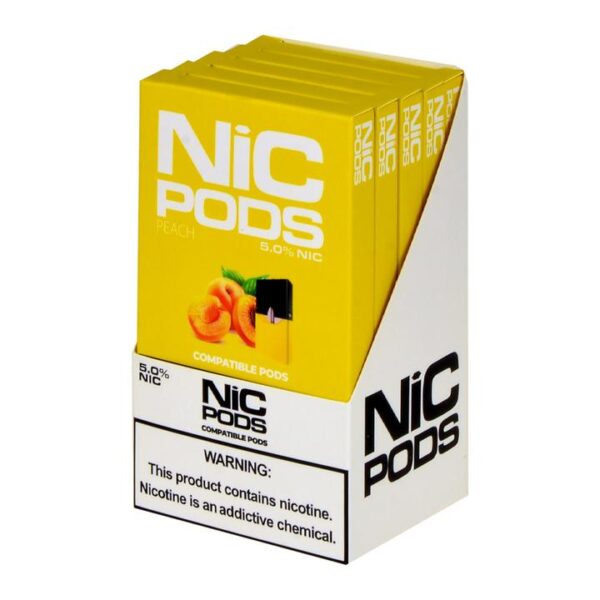Nic Pods Peach Pack of 4 - Image 3