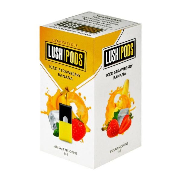 Lush Pods Iced Strawberry Banana Pack of 4 - Image 3