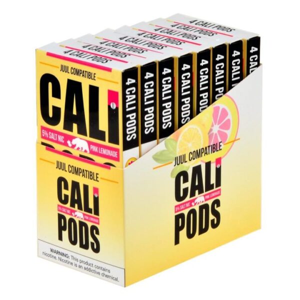 Cali Pods Pink Lemonade 4 Pods - Image 2
