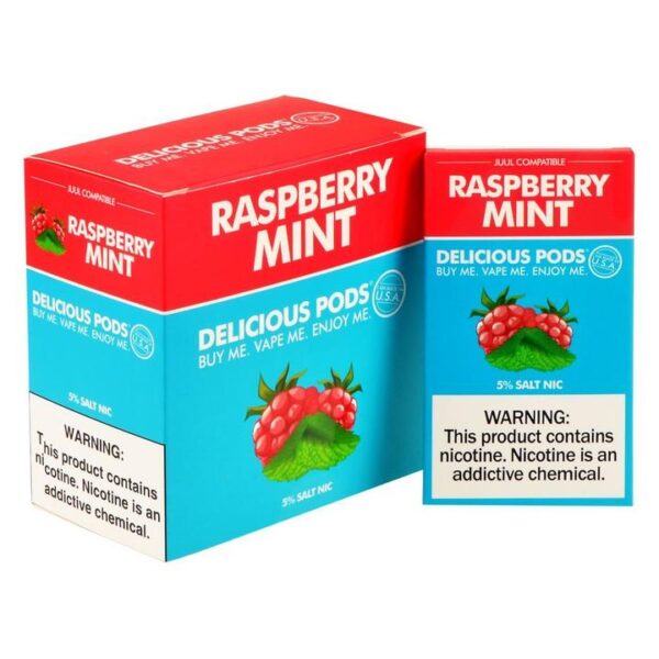 Delicious Pods Raspberry Mint Pack of 4 - Image 3