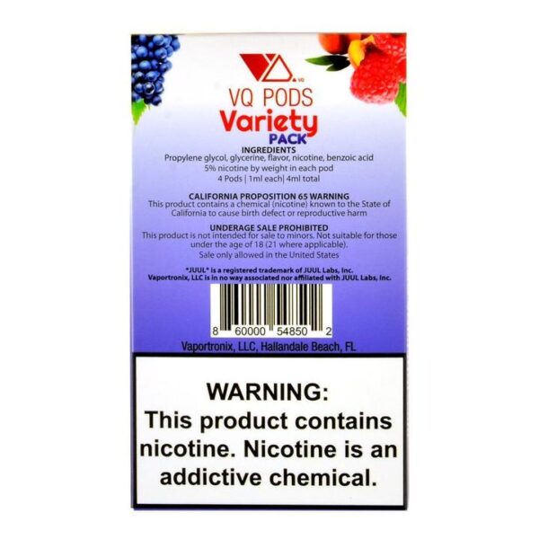 VQ PODS Variety Pack 4 Pods - Image 3