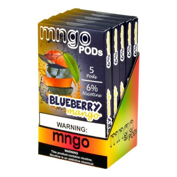 Mngo Blueberry Mango 5 Pods - Image 3