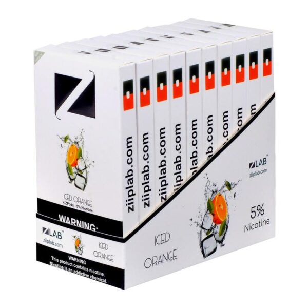 Ziip Iced Orange 4 Pods - Image 2