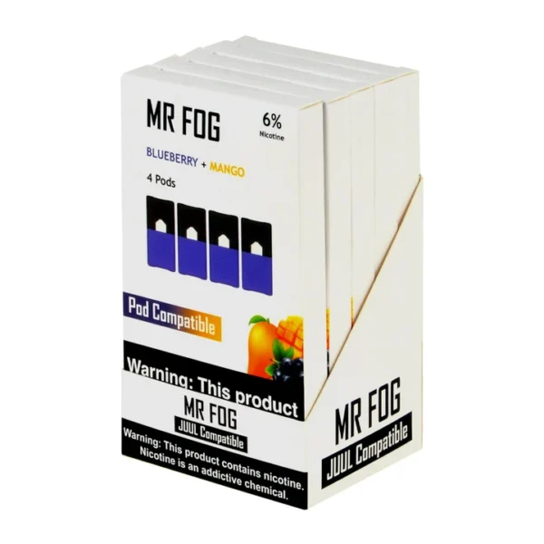 Mr Fog Blueberry Mango 4 Pods - Image 3