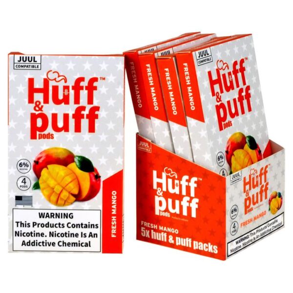 Huff & Puff Fresh Mango 4 Pods - Image 3