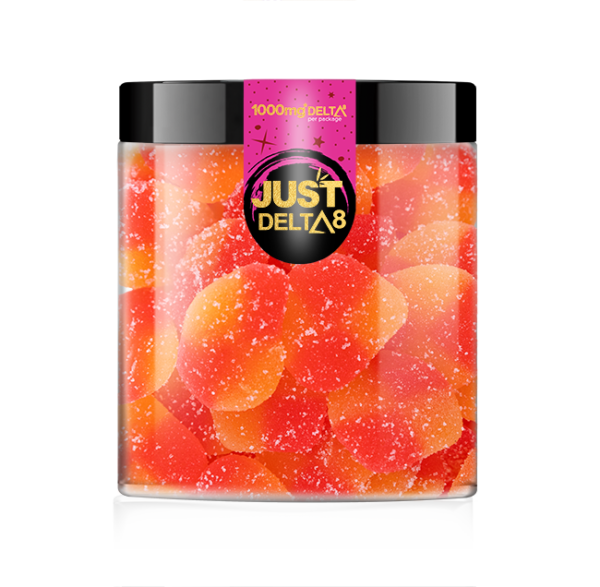 1000mg Delta 8 Gummies Exotic Peach