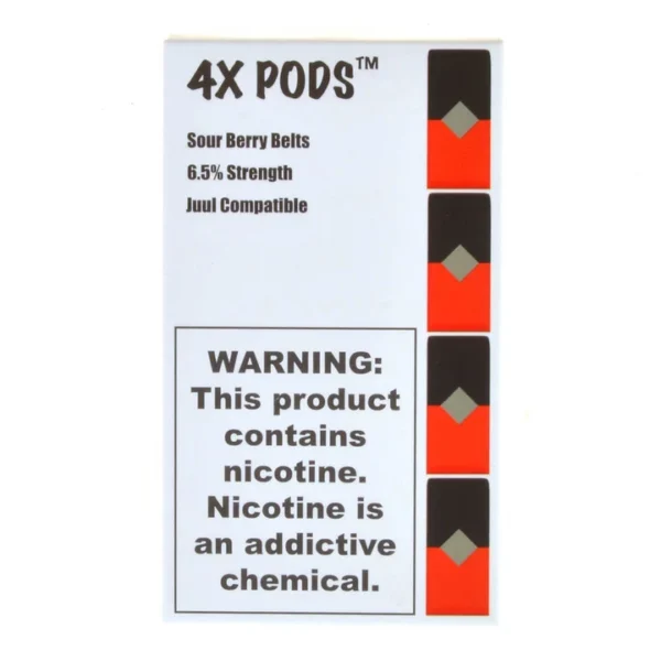 4X Sour Berry Belts 4 Pods - Image 3