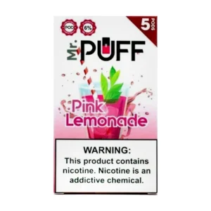 Mr Puff Pink Lemonade 5 Pods