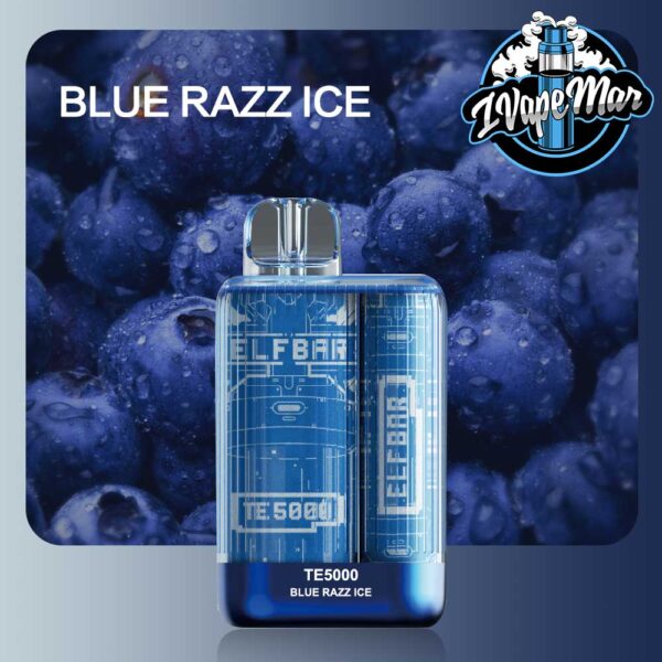 ELF BAR TE5000 & BLUE RAZZ ICE