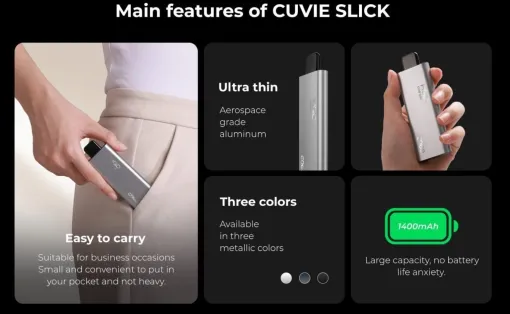 HQD CUVIE SLICK BLACK ICE 6000 PUFFS